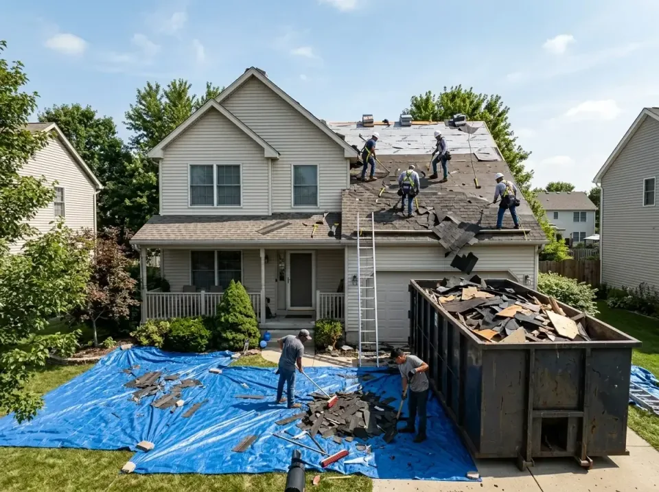 roof-replacement-debris-remova-004 — frequently asked questions, Cheapest Dumpster Rentals in Pataskala, OH